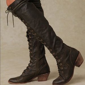 Jeffrey Campbell thigh high boots